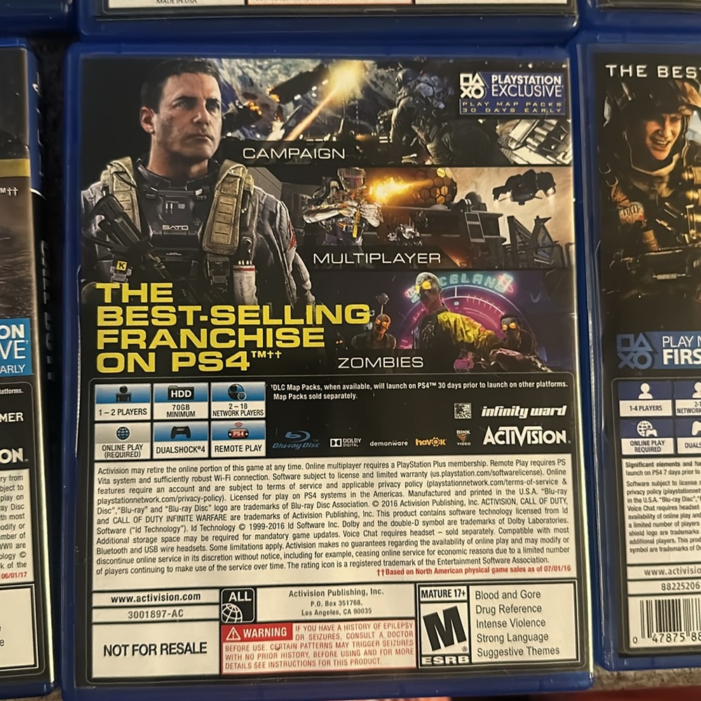 4 PS4 games, call of duty and Grandtheft auto - Picture 9 of 12